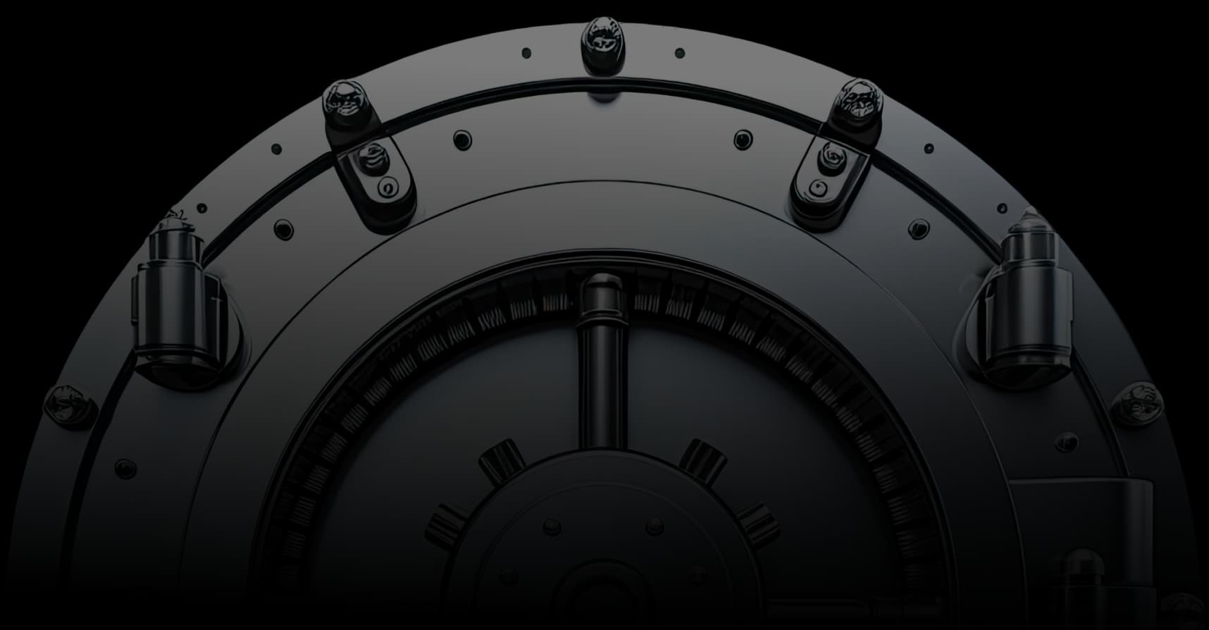 Image of a high-security bank vault